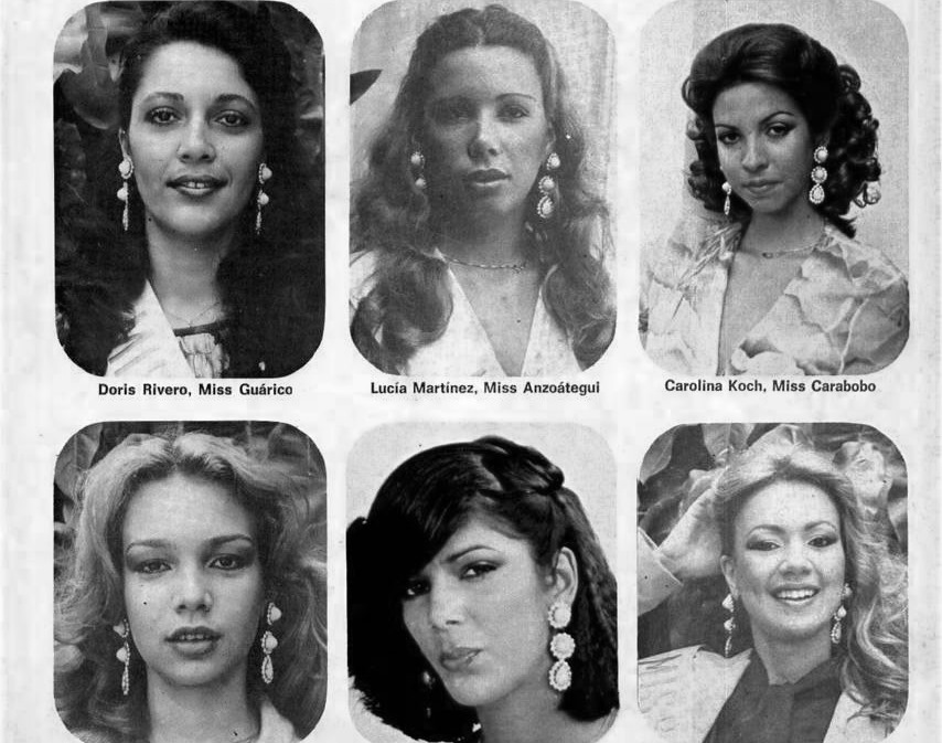 Candidatas miss venezuela 1979