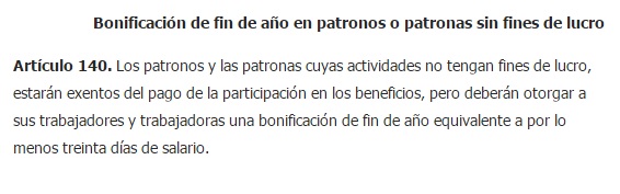 aguinaldo, bonificación y utilidades