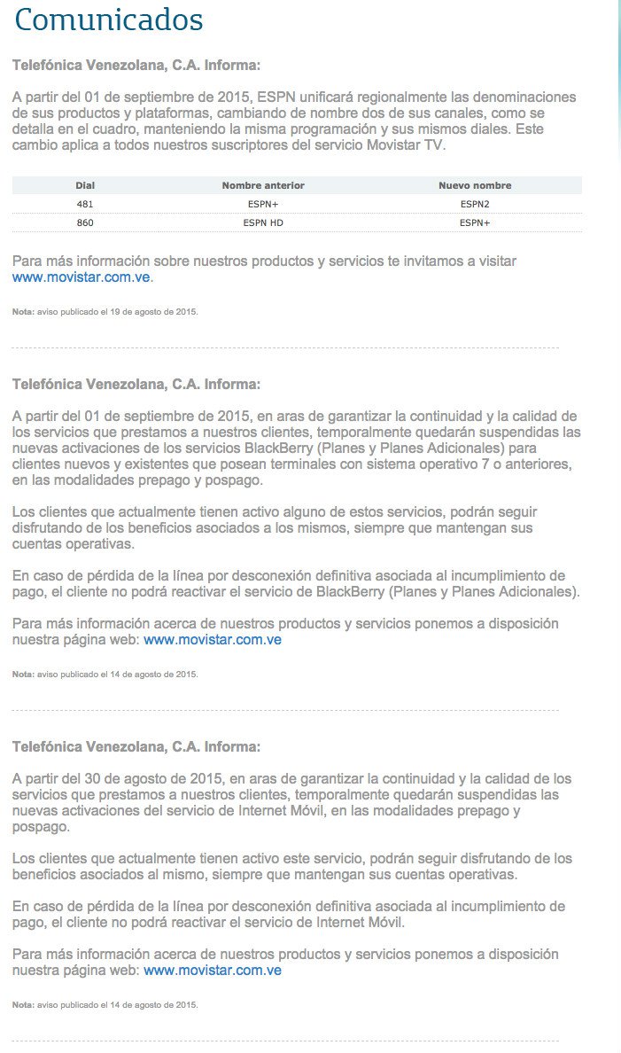 MOVISTAR-COMUNICADOS