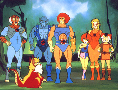 Thundercats: (1985-1989). Cuando Leon-o le pedía a la Espada del Augurio que le dejara ’ver más allá de lo evidente’ se sabía que había llegado el momento de acción para Panthro, Chitara, Tigro y Snarf en contra del malvado Mumm-Ra, el inmortal, su demoníaco perro Ma-Mutt y todos los Antiguos Espíritus del Mal entre otros villanos como Reptilio, Mandrilok y Buitro.