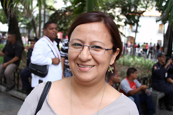 María Salas: Apoyo las medidas tomadas por el Presidente ya que son para proteger al pueblo venezolana y para poner orden a la situación irregular en la frontera. Foto: Daniel Tineo