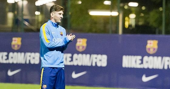 Messi lleva sin jugar desde finales de septiembre por una lesión de rodilla, por lo que el vigente campeón del torneo local y la Liga de Campeones se vio privado de su máxima figura por varias semanas