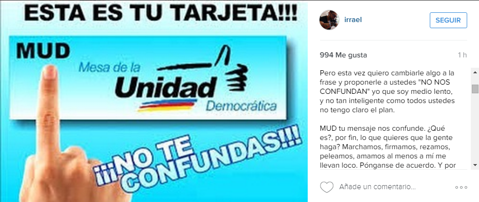 Irrael Instagram MUD