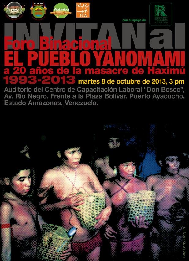 La masacre de indígenas Yanomami, perpetrada porgarimpeiros, provenientes de Brasil