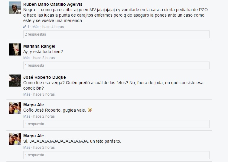 comentarios de facebook fetus in fetus