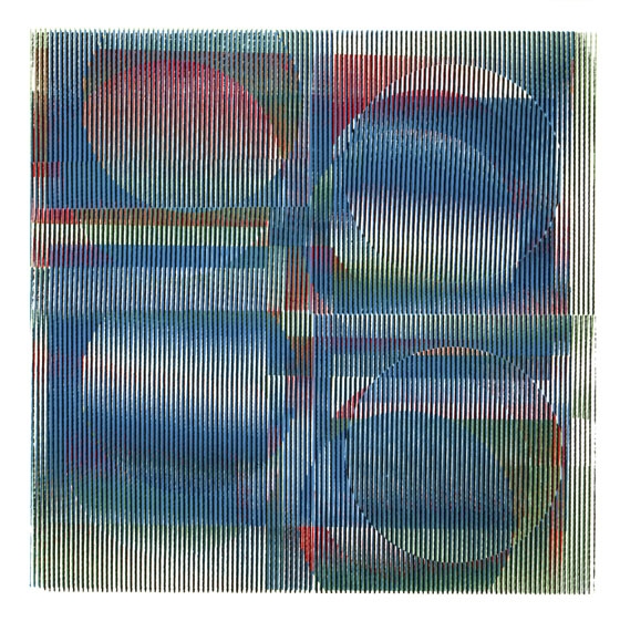 Couleur Additive. Recherche d’atelier Cruz Diez – París, Francia, 1963