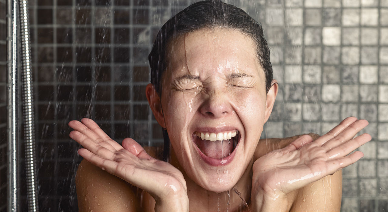 bañarse con agua fria