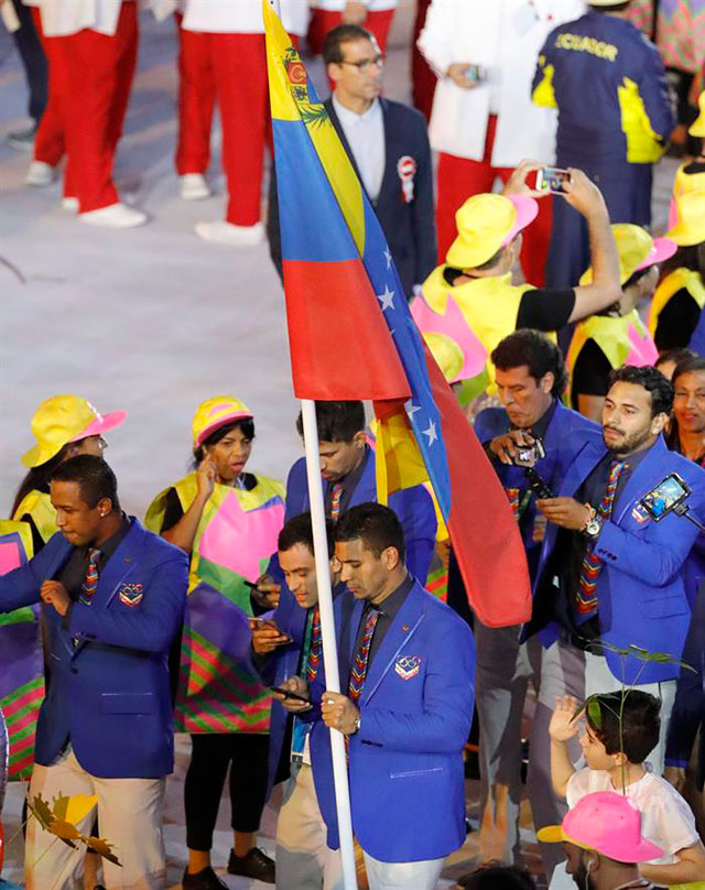 Delegación venezolana en Rio 2016