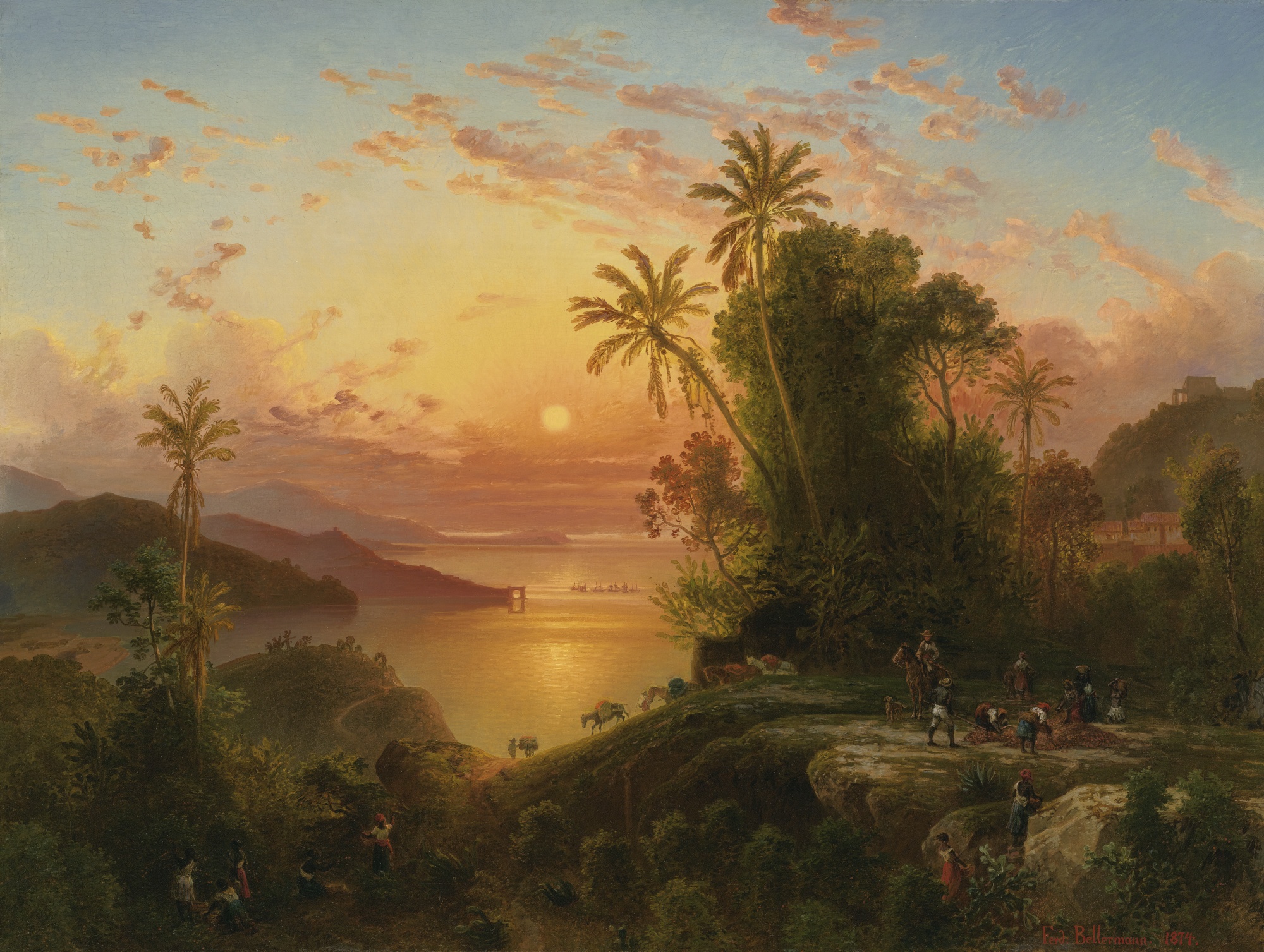 ferdinand-bellermann-paisaje-de-la-guaira