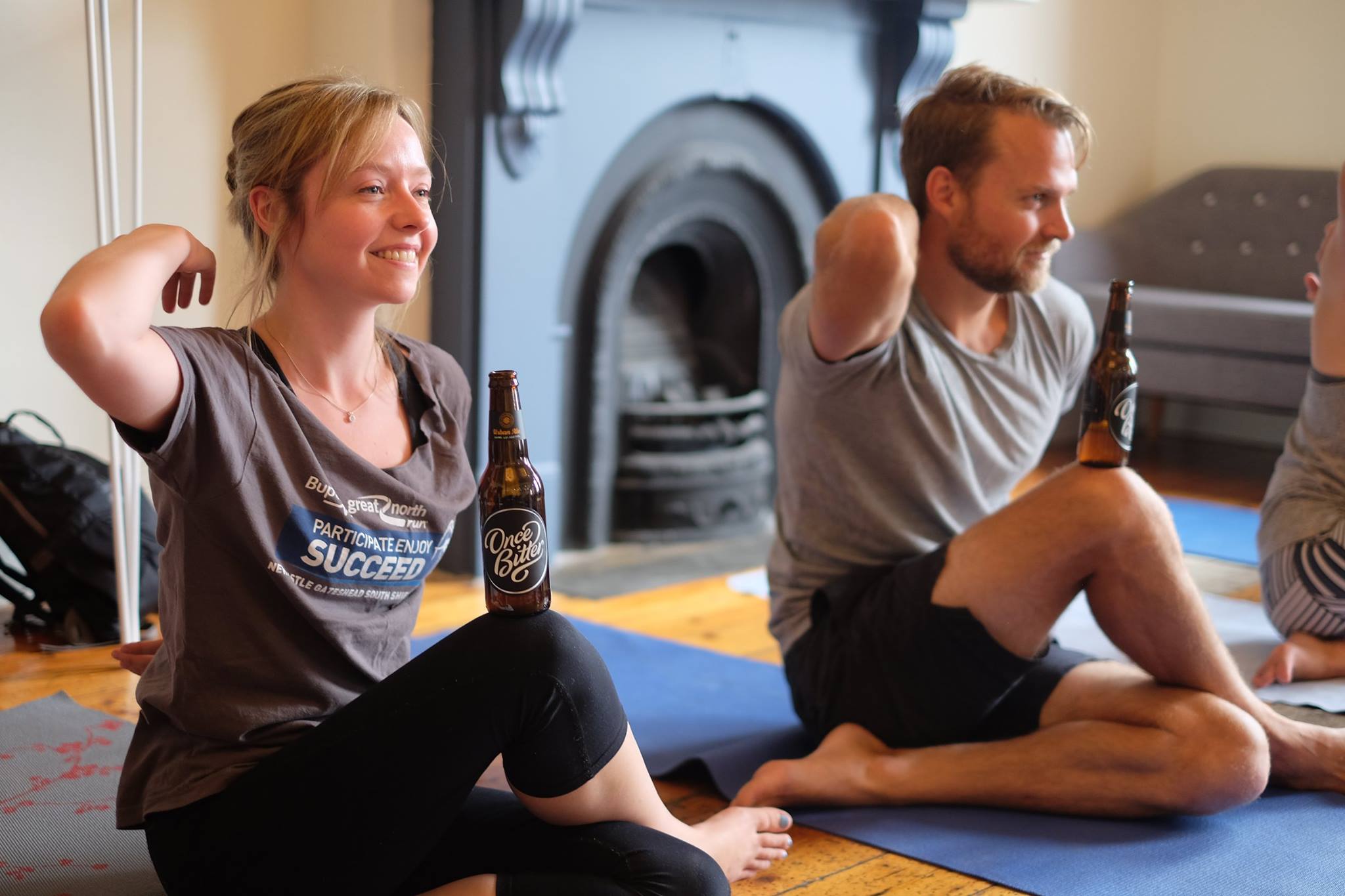 Yoga y cerveza