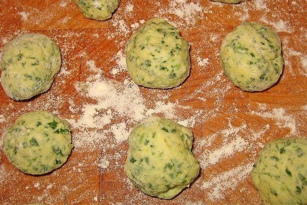 bolitas de ñoquis de papa