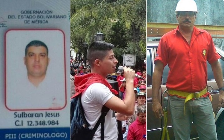 tres asesinados en Merida y barinas