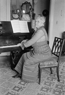 Teresa Carreño en el piano