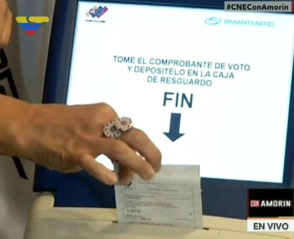 proceso de votación ANC sectorial fin