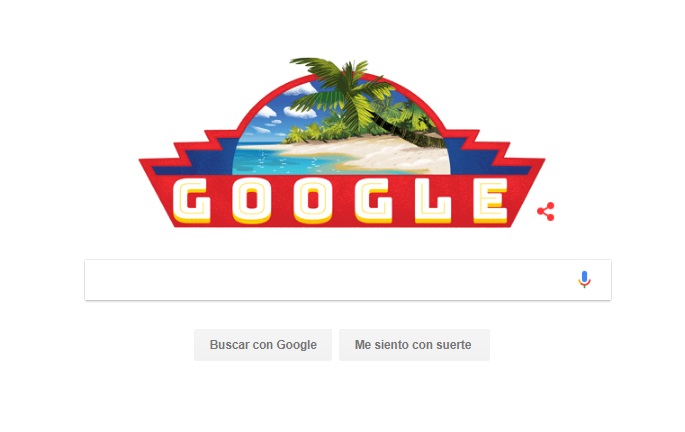 Doodle del dia de la independencia de Venezuela