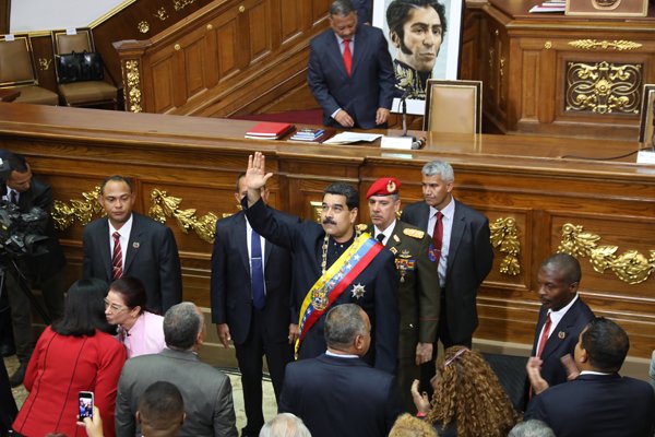 Nicolas Maduro en la ANC