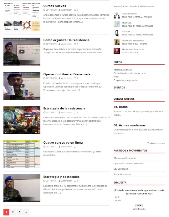 tutoriales paltaforma web fuerza venezuela