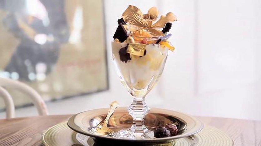 Golden Opulence Sundae