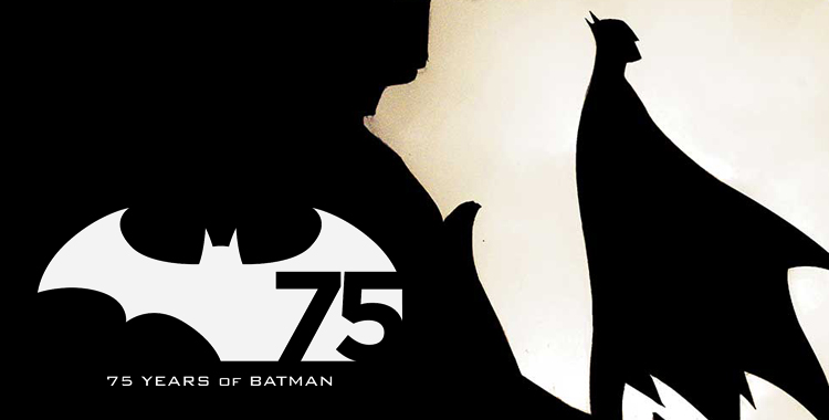 Imagen que celebra 75 años de Batman