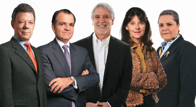 Composición candidatos aspirantes a la presidencia- Colombia