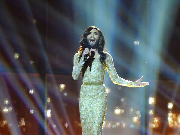 Conchita Wurst en la gala de Eurovisión