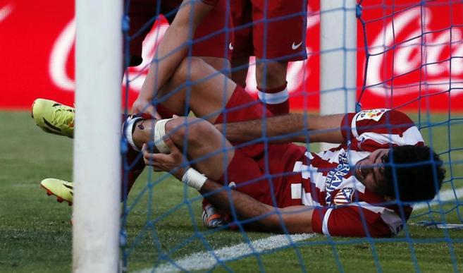 Diego Costa momento lesión en la cancha