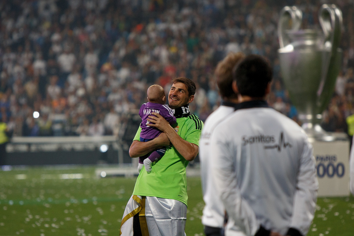 Iker y Martín en el campo