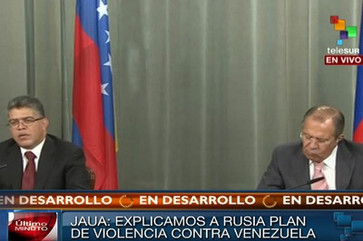 Rueda de prensa Elias Jaua y Sergei Lavrov