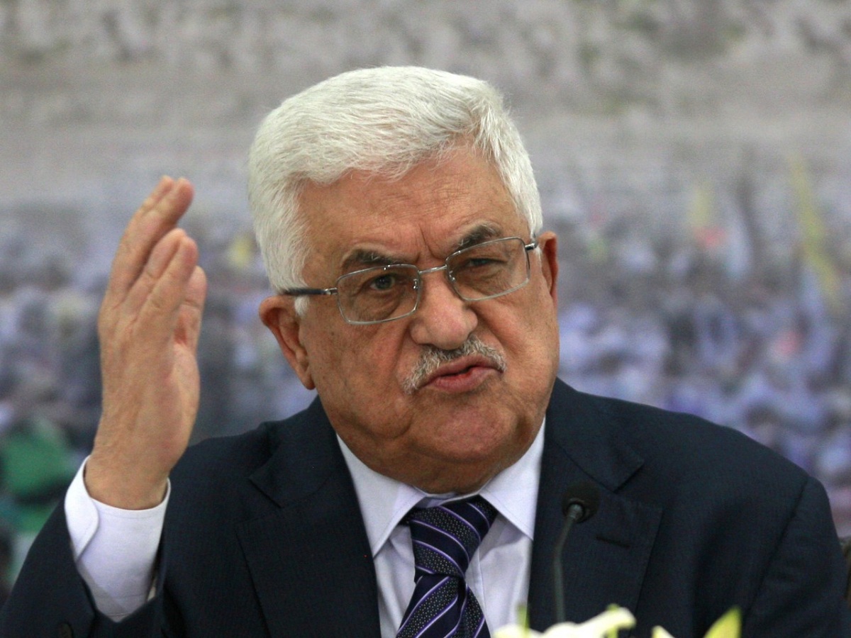 Presidente palestino Mahmud Abbas