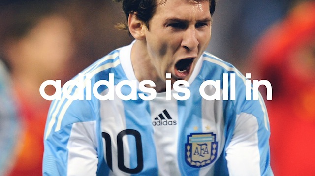 Messi comercial para Adidas