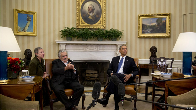 Mujica reunido en la Casa Blanca con Obama