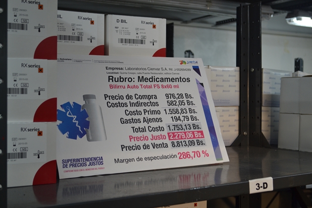 Sobreprecios en Laboratorios en Cienvar