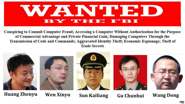 Composición solicitud de espías chinos
