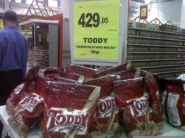 Nuevo precio del Toddy