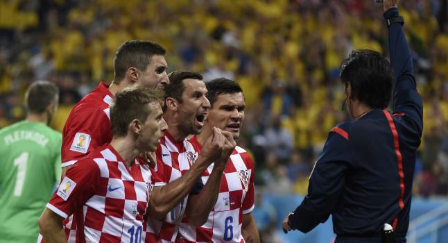 Mundial: Croacia Brasil reclamo al árbitro