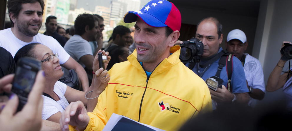 Henrique Capriles en campaña