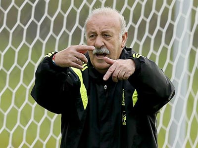 Mundial: Vicente Del Bosque en el campo