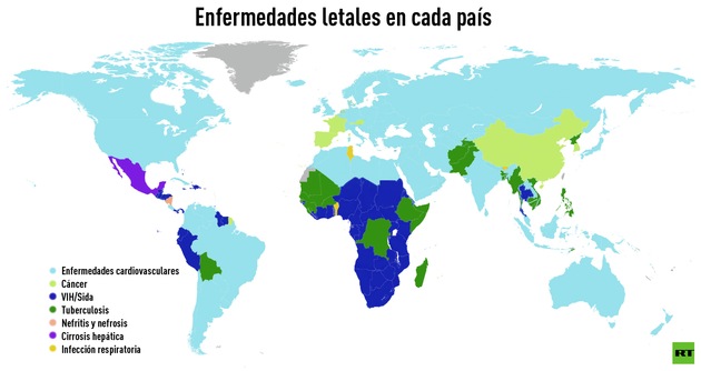 mapa de enfermedades