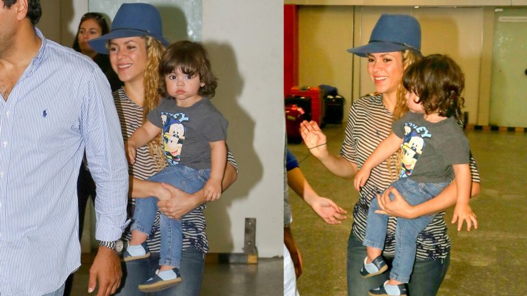 Shakira con Milan