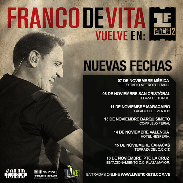 Estos son los conciertos que no te puedes perder en los próximos meses