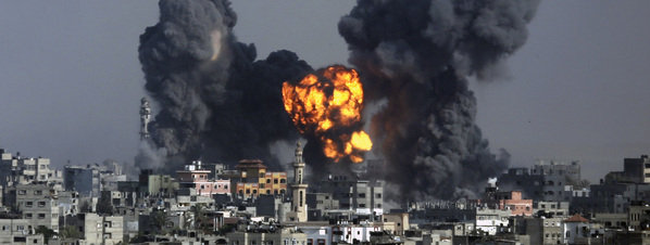 Gaza: Norte bajo fuego y humo