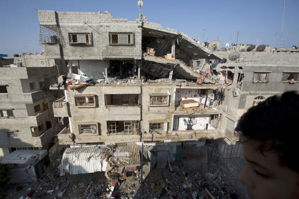 Gaza: Edificio de viviendas