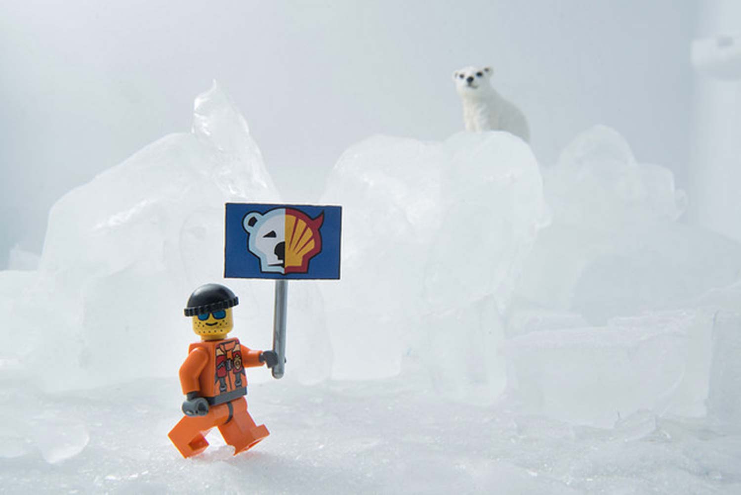 Juguete Lego campaña por la Antártida