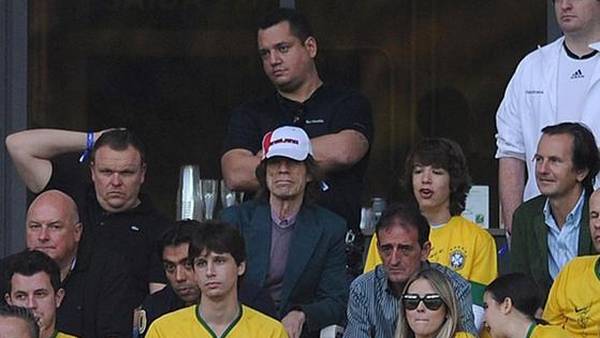 Mundial: Mick Jagger apoya Brasil