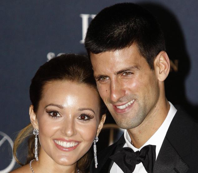 Novak Djokovic y Jelena Ristic