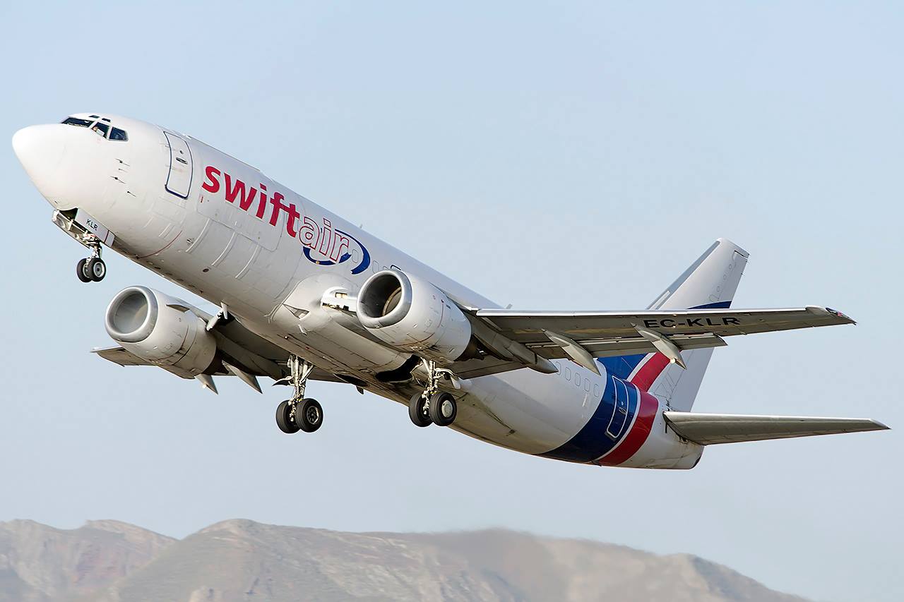 avión de swiftair