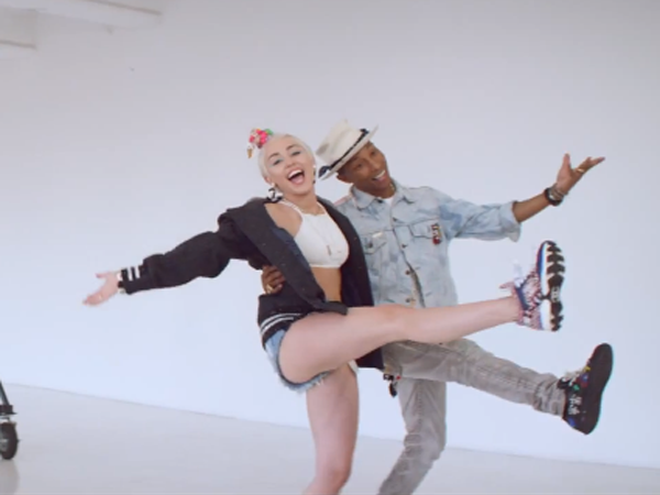 Pharrel Williams y Miley Cyrus