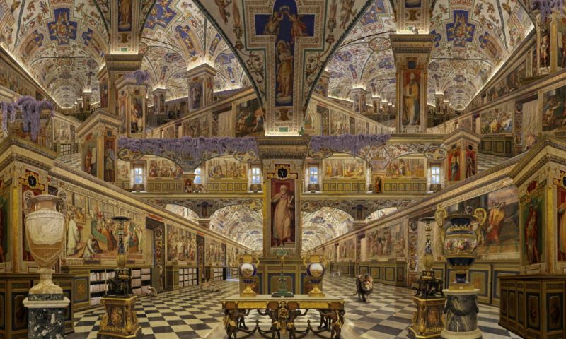 "Bibliothèque du Vatican (Biblioteca del Vaticano)