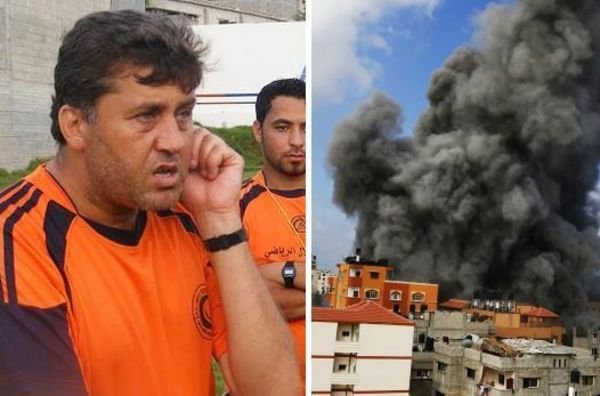 Futbolista palestino muerto en bombardeo
