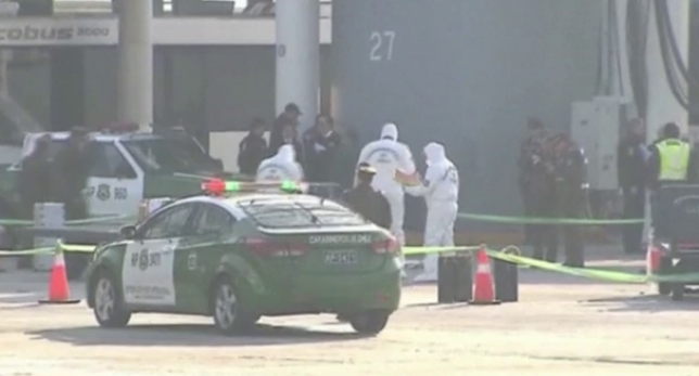 Policia Aeropuerto Chile tras asalto